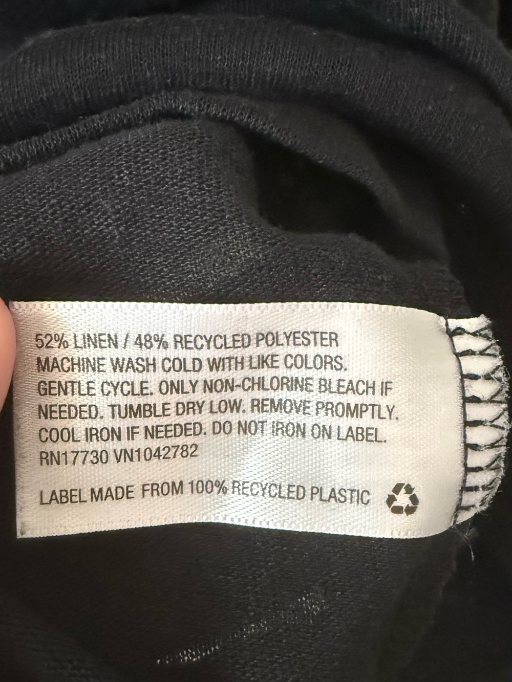 Like New Universal Thread Linen Blend Boxy Tee - Picture 5 of 7
